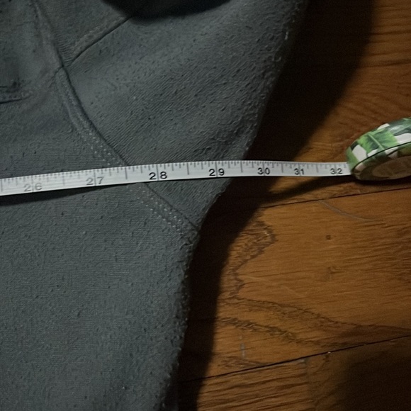 Men's VINTAGE Nike Reversible Fleece Jacket Size large gray and black Spell-out - Picture 12 of 13